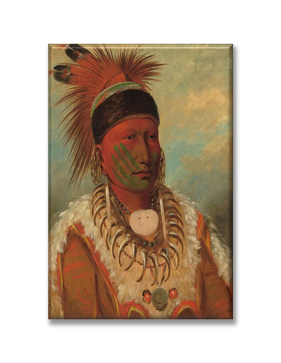 Cuadro decorativo La nube blanca, Jefe de los Iowas Cuadro decorativo La nube blanca, Jefe de los Iowas