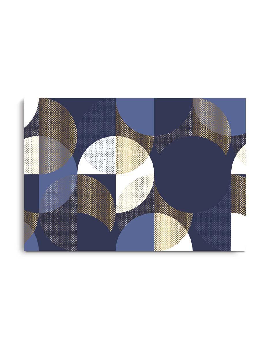 Cuadro decorativo Abstracto geométrico de lujo con barniz a registro