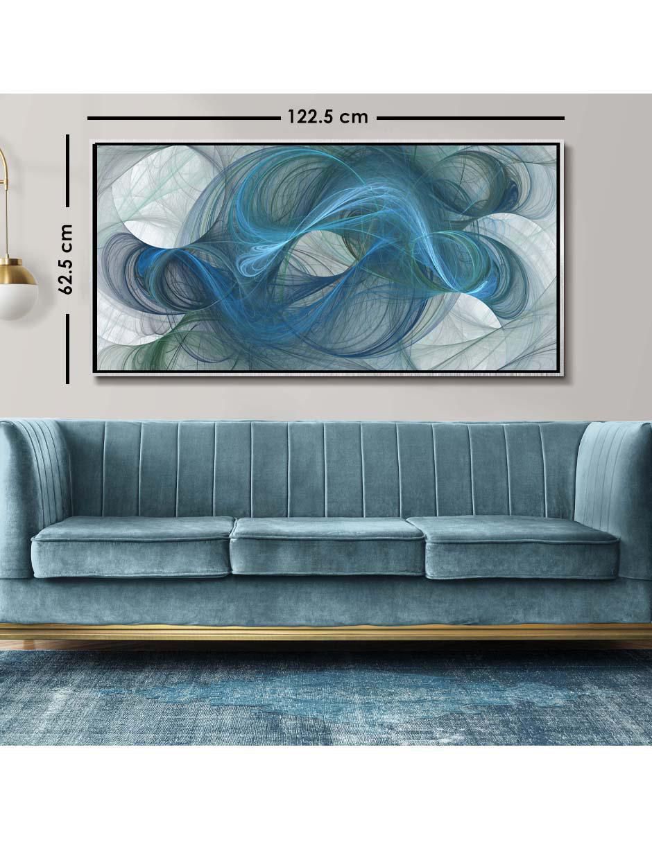 Cuadro decorativo Canvas Art Arte Fractal de Espacio de Ilustración con barniz a registro