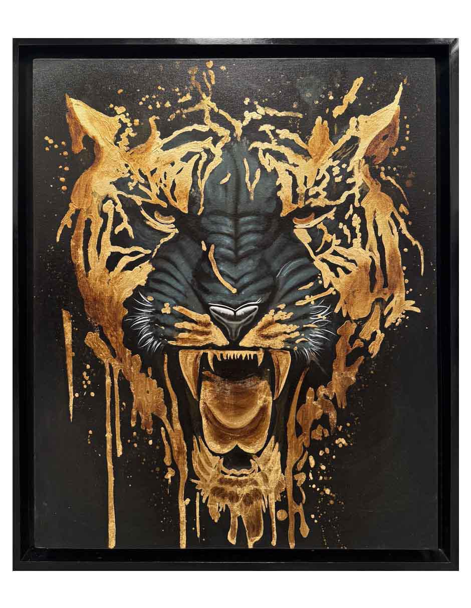 Pintura Anger técnica acrílico AnimalArt