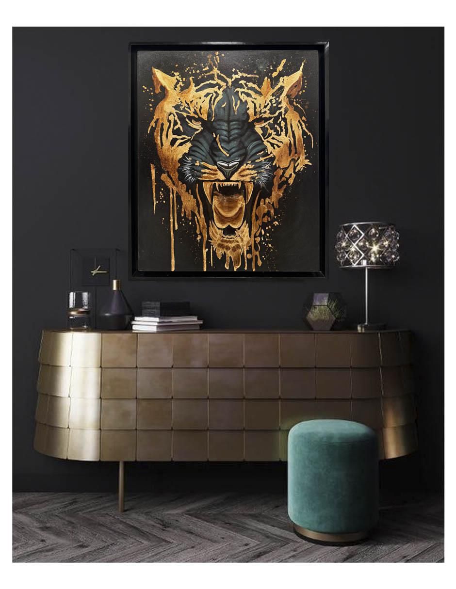 Pintura Anger técnica acrílico AnimalArt 2
