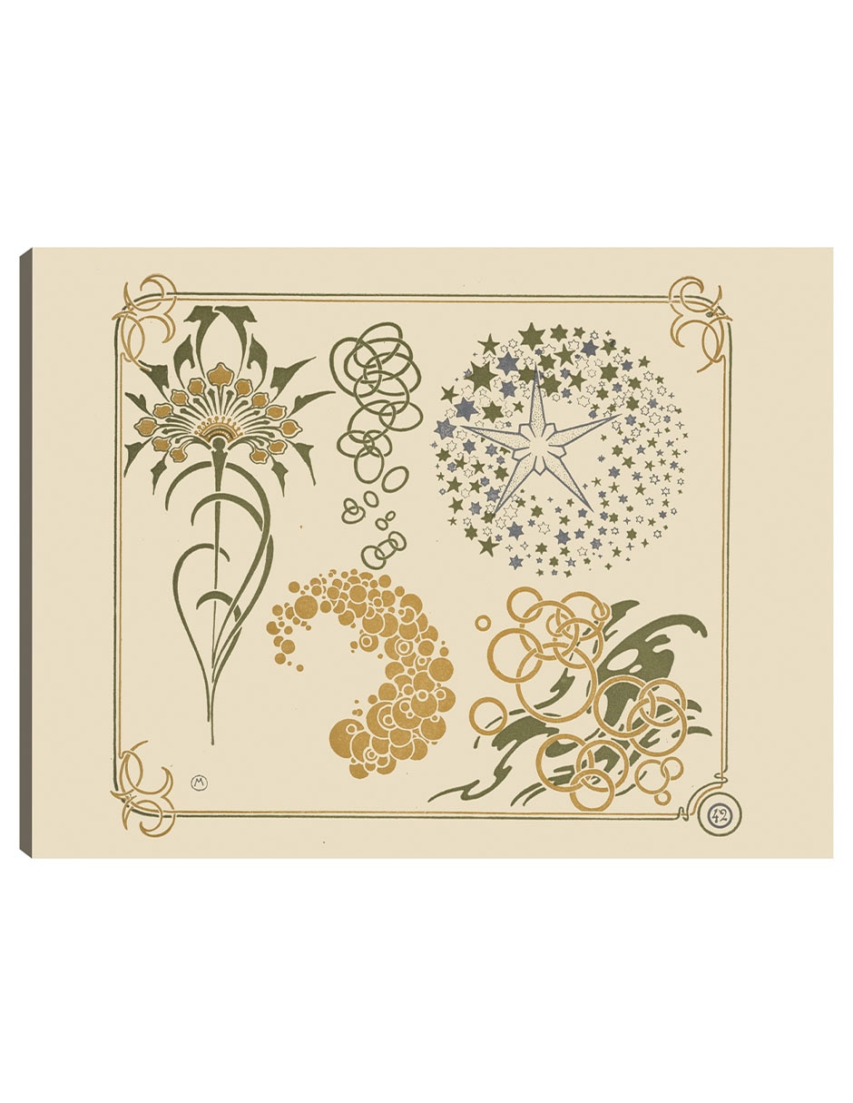 Cuadro decorativo técnica mixta Formas Cuadro decorativo técnica mixta Formas