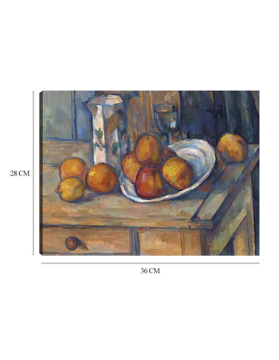 Cuadro decorativo Naturaleza muerta con jarra de leche y fruta (c. 1900) técnica mixta 8