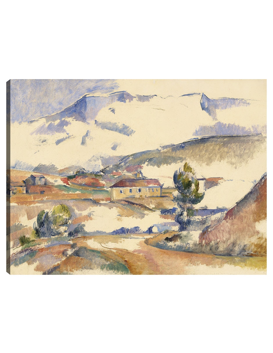 Cuadro decorativo Montaña Sainte-Victoire, cerca de Gardanne (c. 1887) técnica mixta Campos Cuadro decorativo Montaña Sainte-Victoire, cerca de Gardanne (c. 1887) técnica mixta Campos