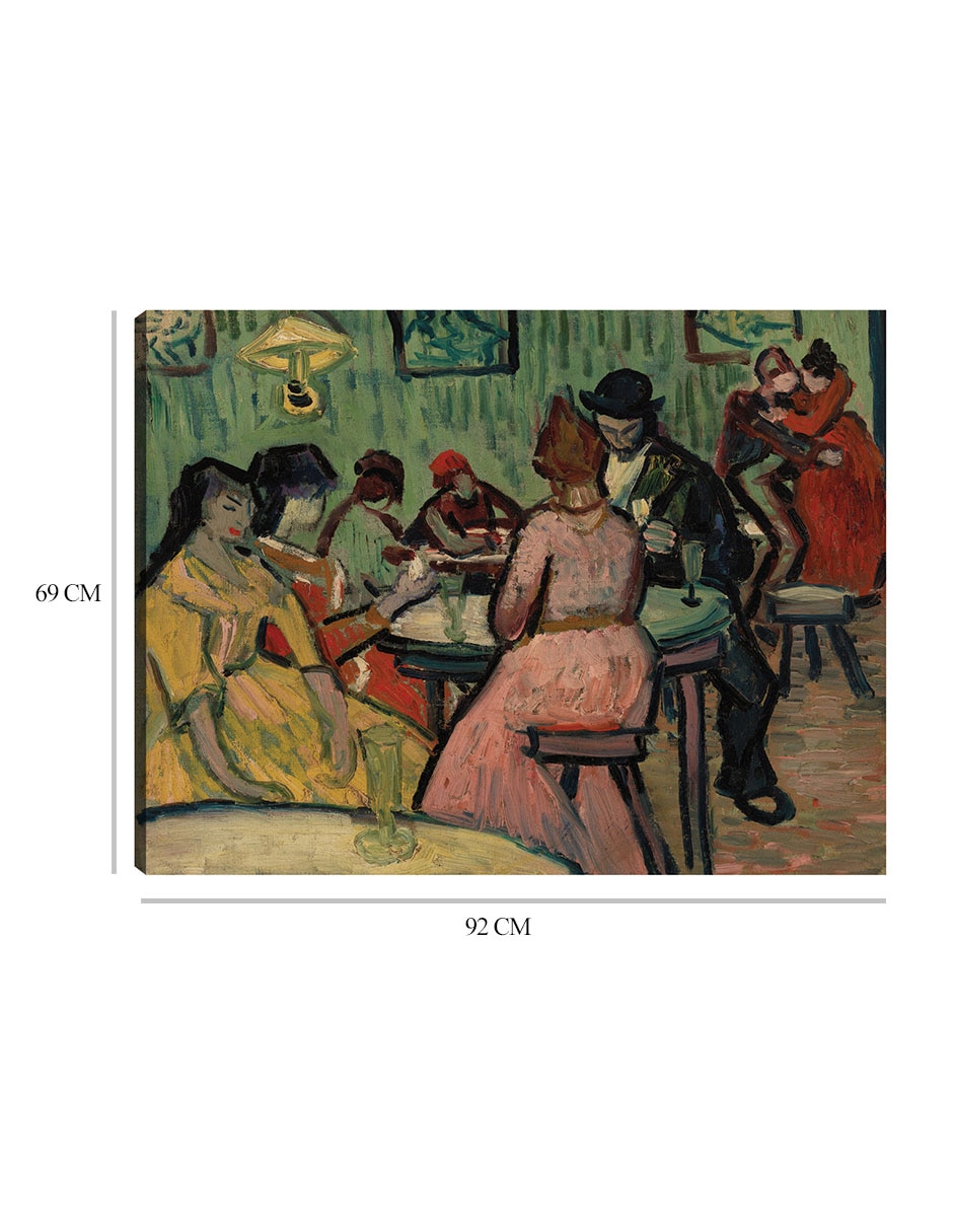 Cuadro decorativo El burdel (Le Lupanar)(1888) técnica mixta Gente 8