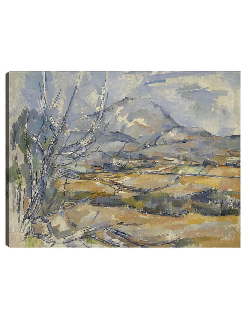 Cuadro decorativo Montaña Santa Victoria técnica mixta Campos