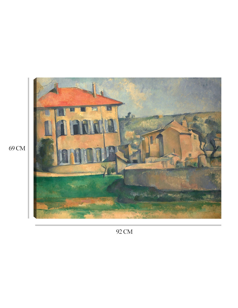 Cuadro decorativo Casa en Aix (1885 - 1887) técnica mixta Campos 2