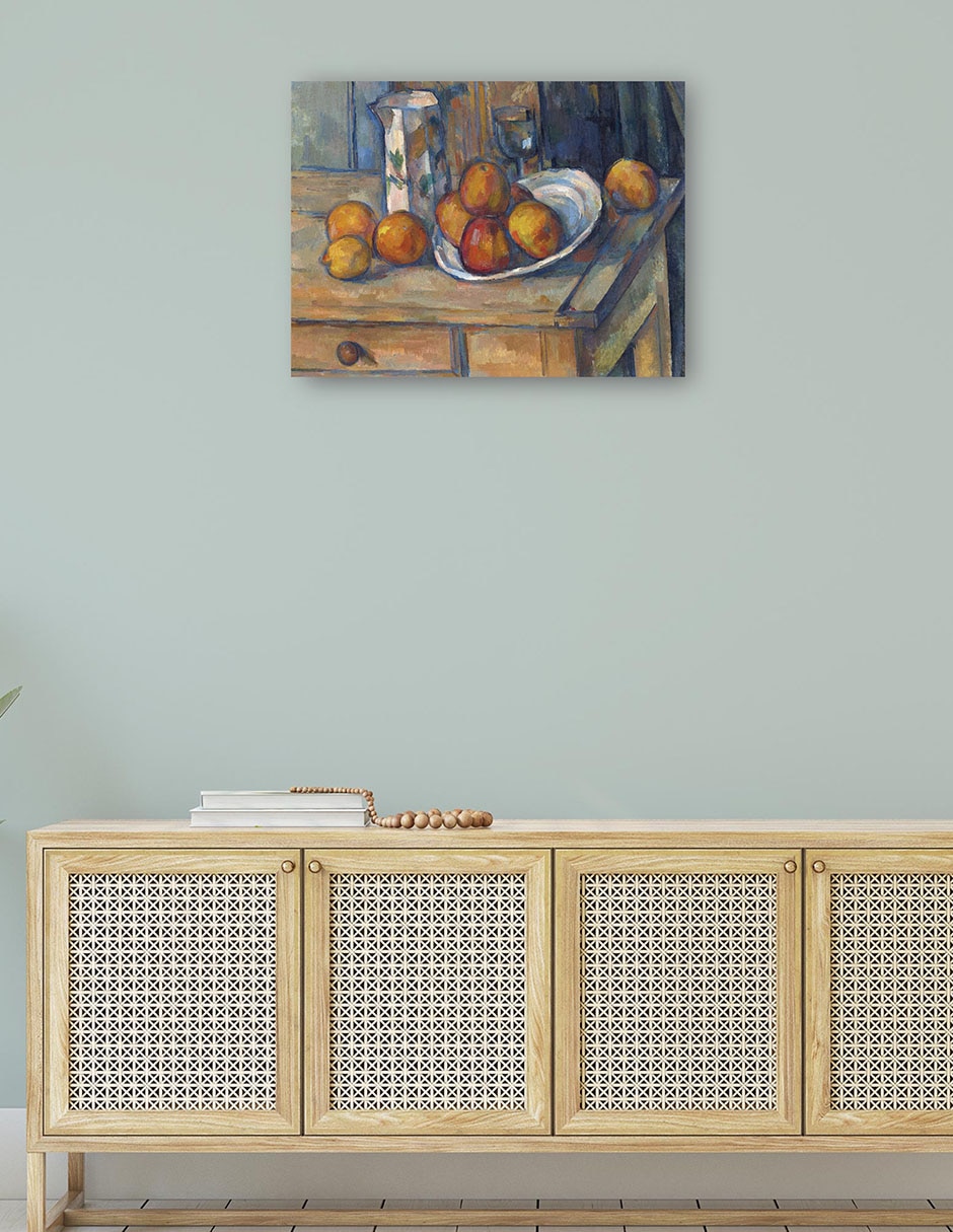 Cuadro decorativo Naturaleza muerta con jarra de leche y fruta (c. 1900) técnica mixta 4