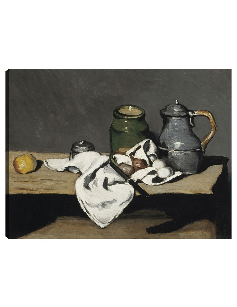 Cuadro decorativo Bodegón con tetera (1867 - 1869) técnica mixta