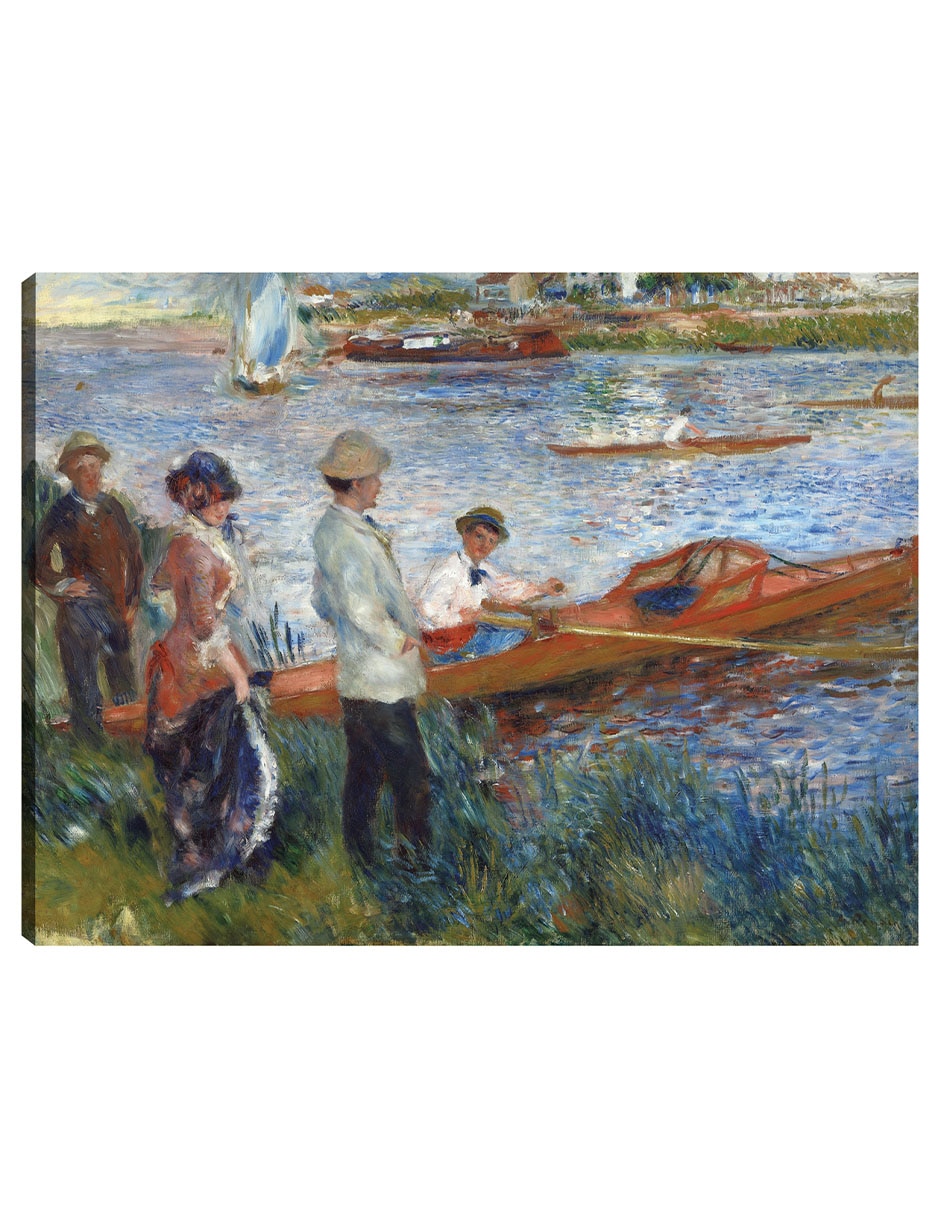 Cuadro decorativo Remeros en Chatou (1879) técnica mixta Lagos