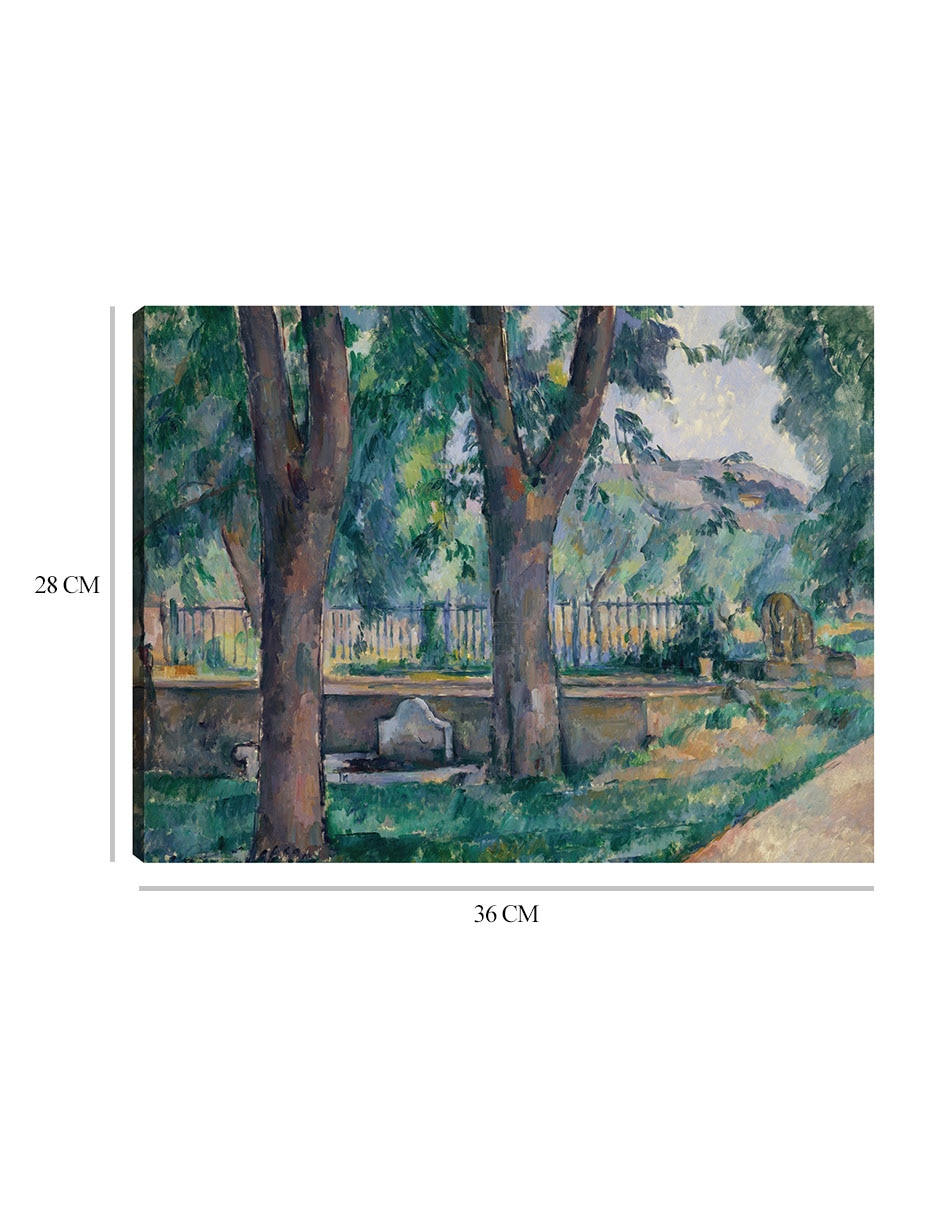 Cuadro decorativo La piscina de Jas de Bouffan (ca. 1885–86) 2 técnica mixta Campos 8