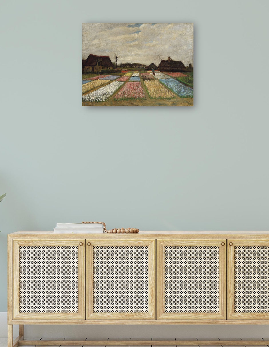 Cuadro decorativo Parterres de flores en Holanda (c. 1883) técnica mixta Campos 4