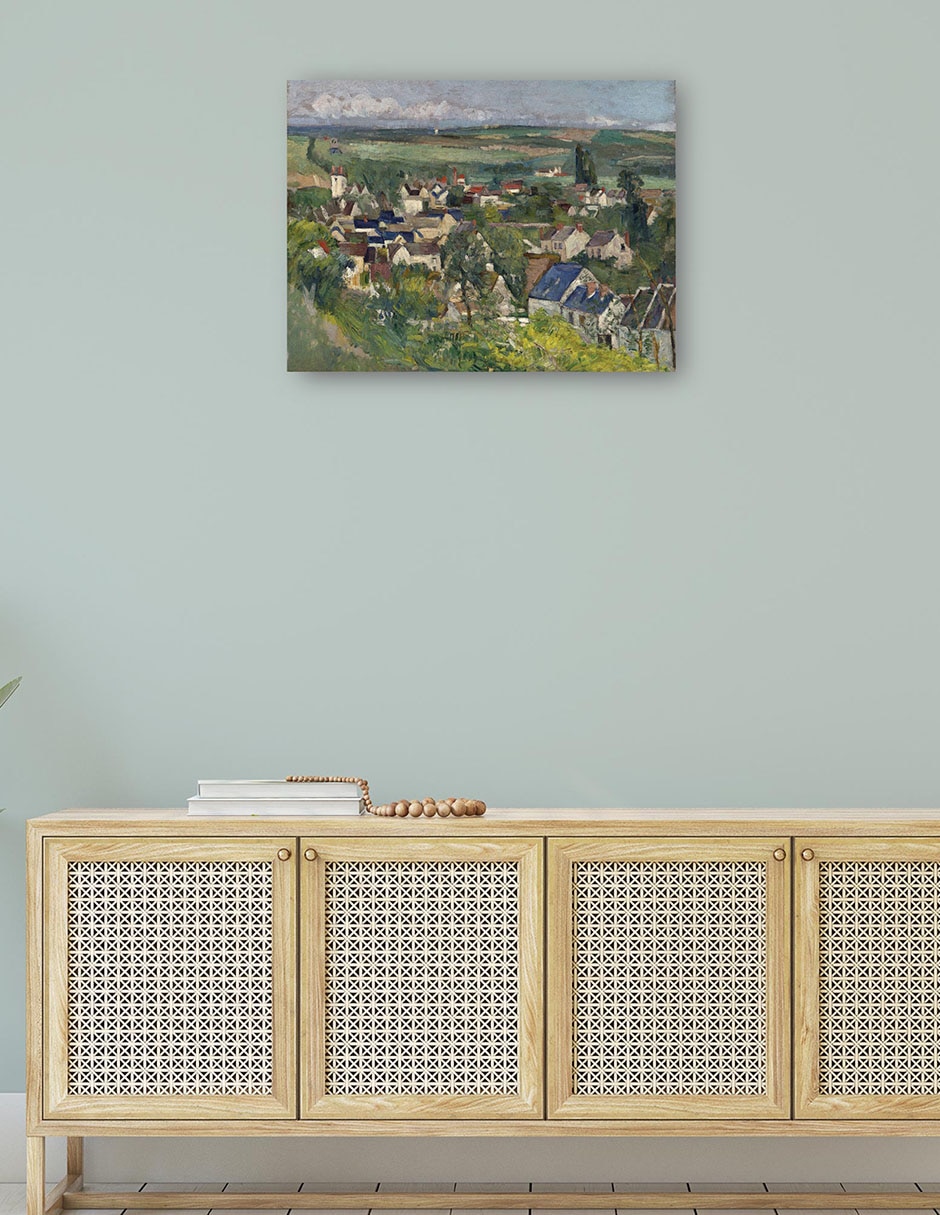Cuadro decorativo Auvers, vista panorámica (1873) técnica mixta Campos 4