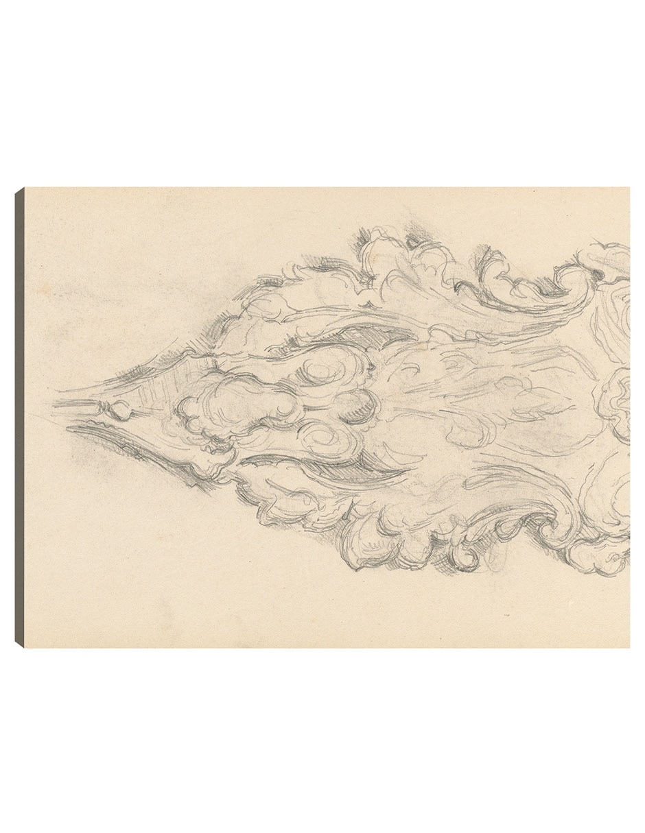 Cuadro decorativo Estudio de un ornamento decorativo (1879-1882) técnica mixta Bocetos Cuadro decorativo Estudio de un ornamento decorativo (1879-1882) técnica mixta Bocetos