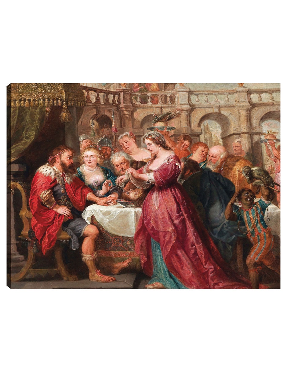 Cuadro decorativo La fiesta de Herodes (hacia 1638-1640) técnica mixta Religión y Espiritualidad