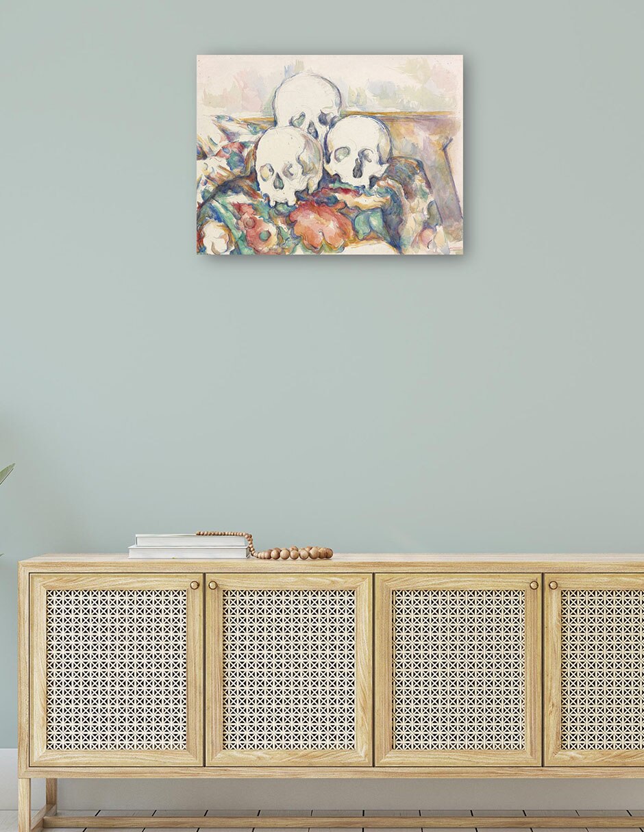 Cuadro decorativo Las tres calaveras (1902-1906) técnica mixta 4