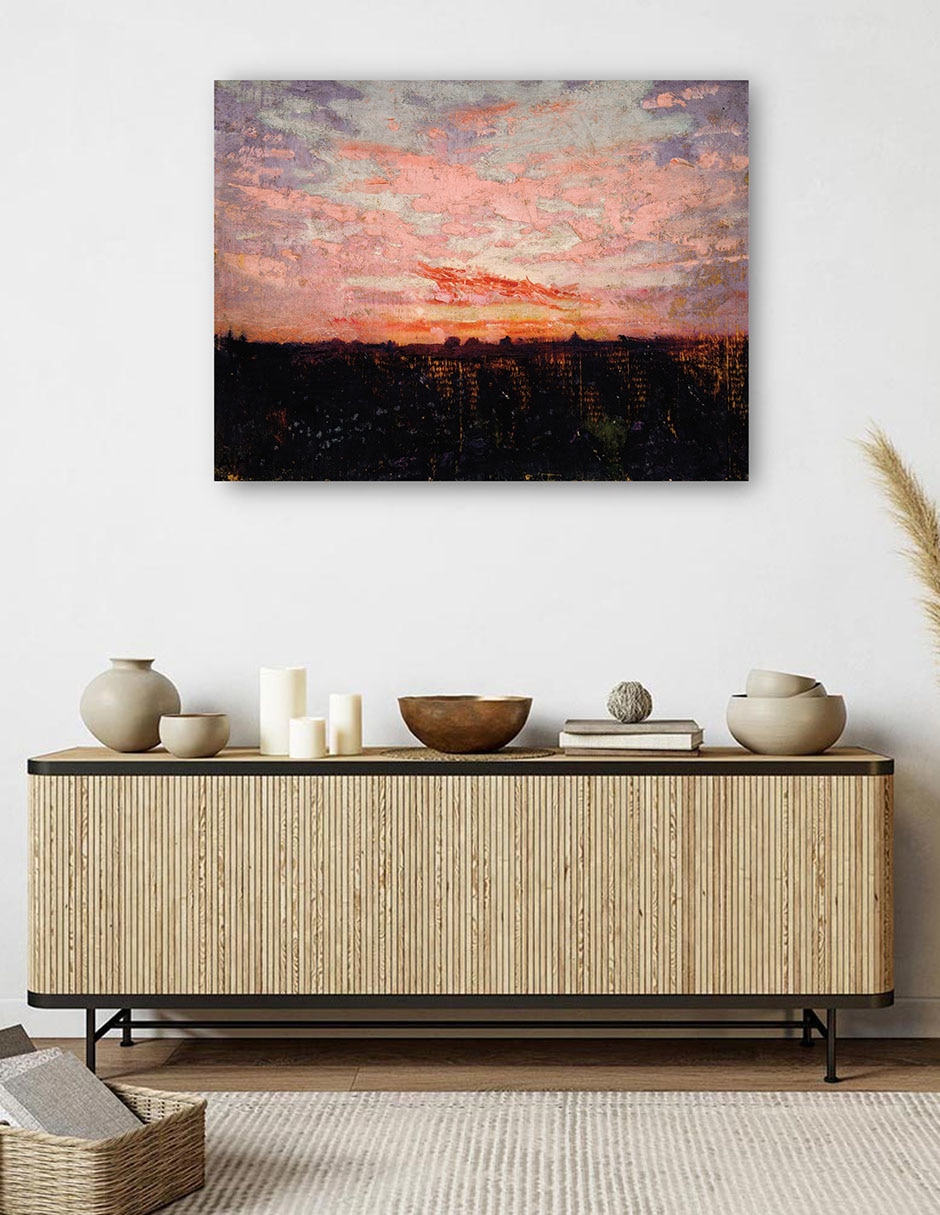 Cuadro decorativo Amanecer o atardecer (ca. 1905-1909) técnica mixta Crepúsculo 6