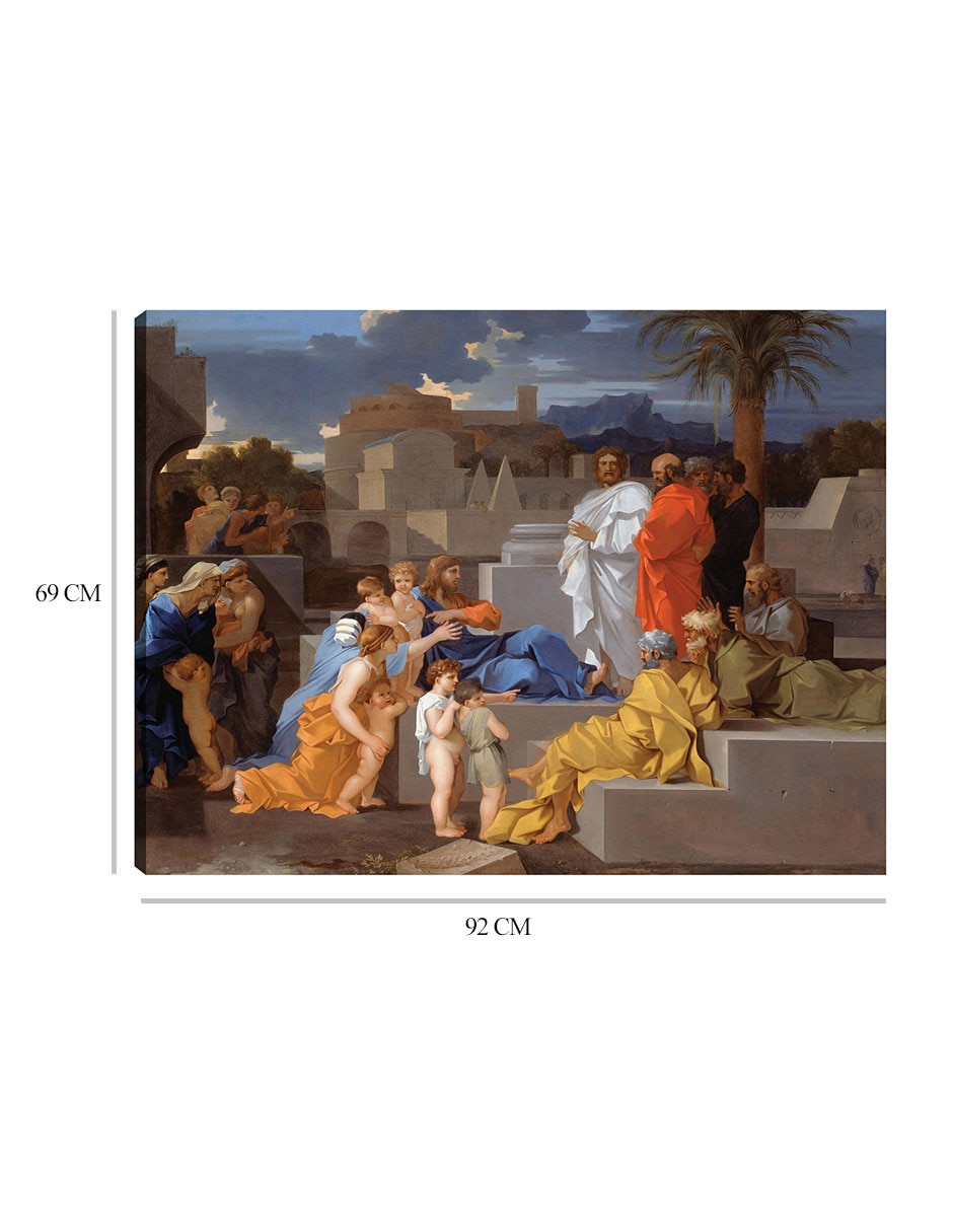 Cuadro decorativo Cristo recibiendo a los niños (c. 1655) técnica mixta Religión y Espiritualidad 2