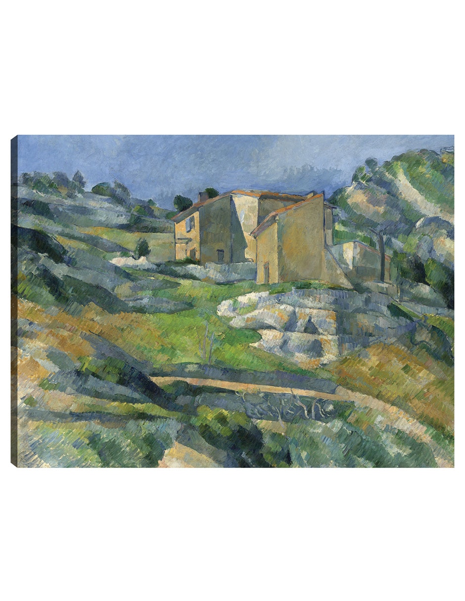 Cuadro decorativo Casas en Provenza – El valle de Riaux cerca de L’Estaque (c. 1883) técnica mixta Campos Cuadro decorativo Casas en Provenza – El valle de Riaux cerca de L’Estaque (c. 1883) técnica mixta Campos
