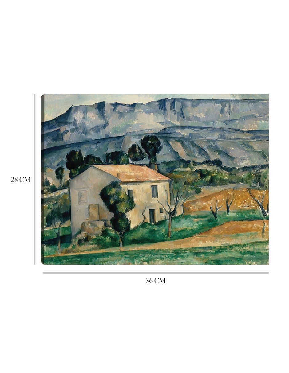 Cuadro decorativo Casa en Provenza (1885) técnica mixta Campos 8