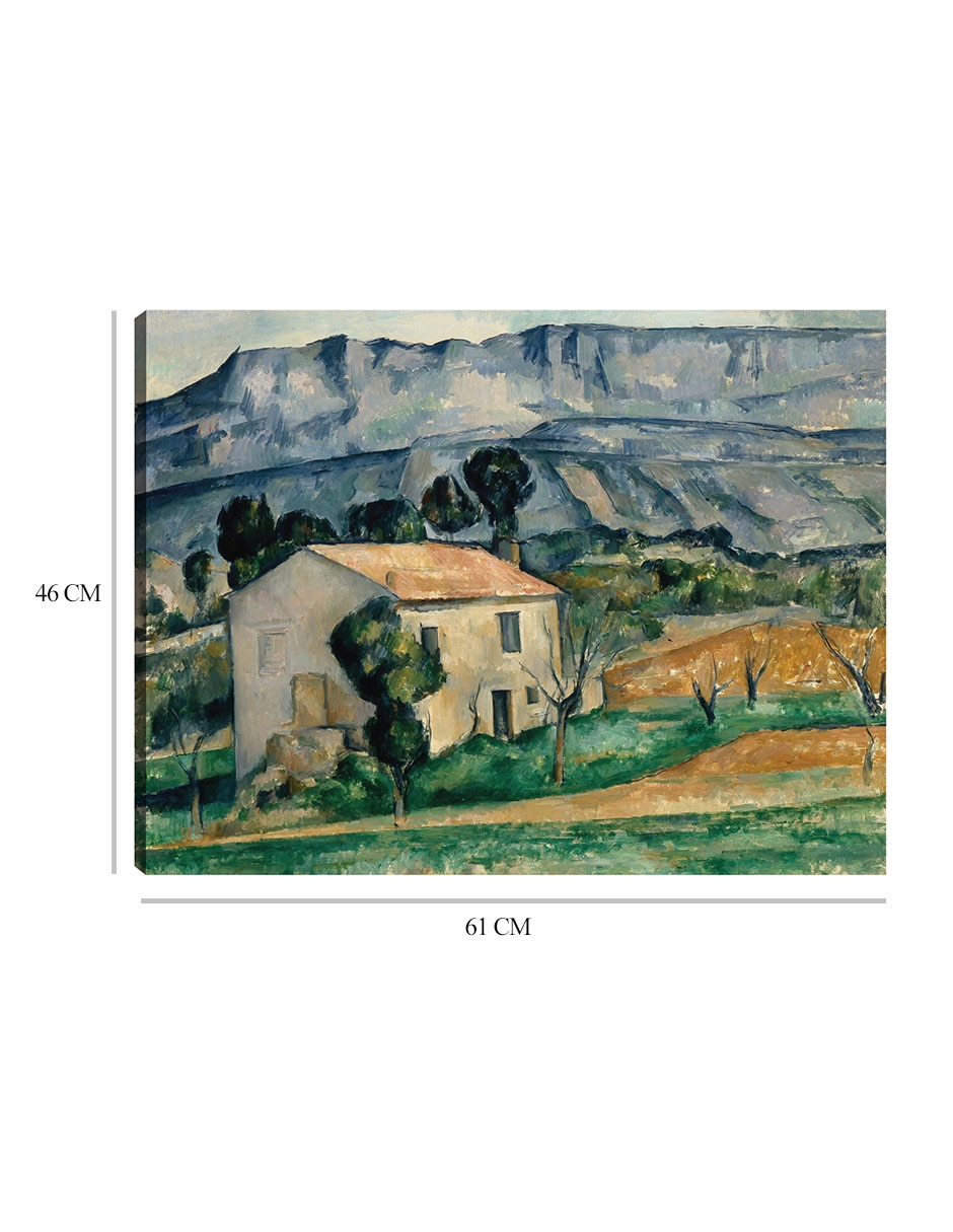 Cuadro decorativo Casa en Provenza (1885) técnica mixta Campos 2