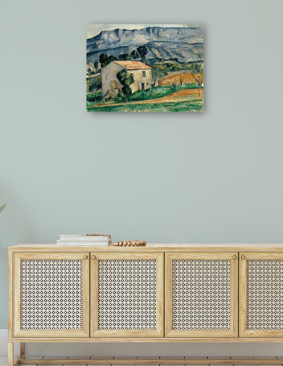 Cuadro decorativo Casa en Provenza (1885) técnica mixta Campos 4