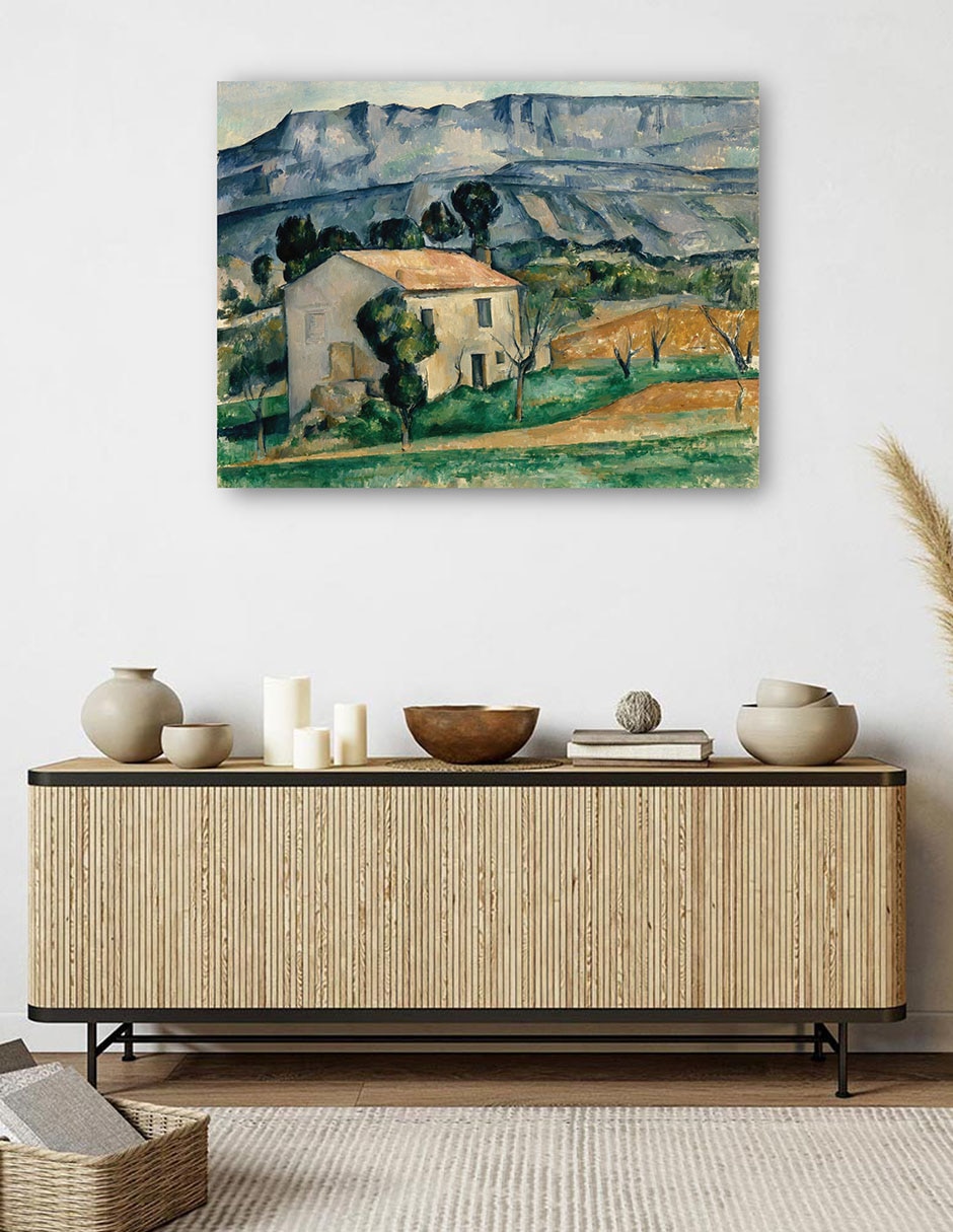 Cuadro decorativo Casa en Provenza (1885) técnica mixta Campos 5