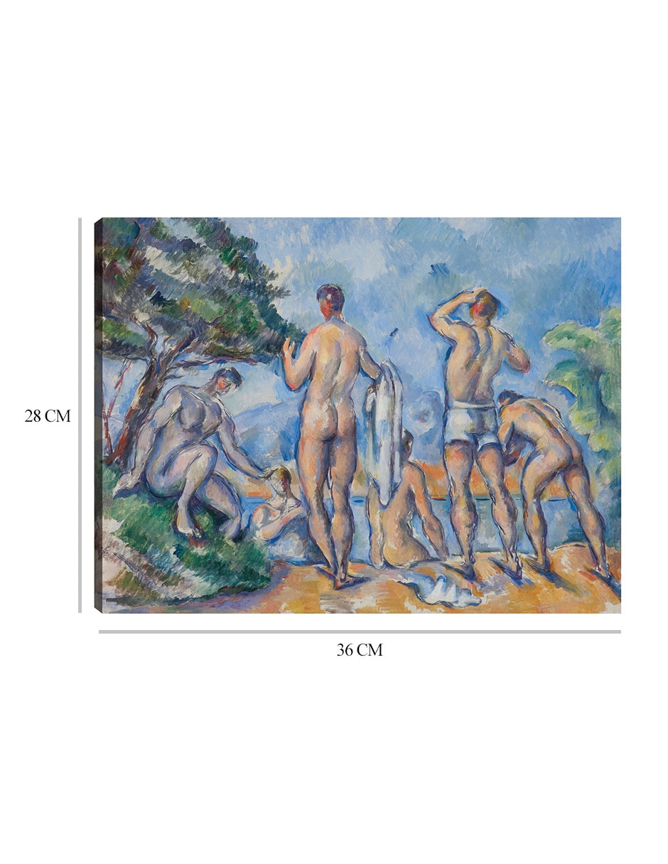 Cuadro decorativo Bañistas (1890-1892) técnica mixta Gente 8