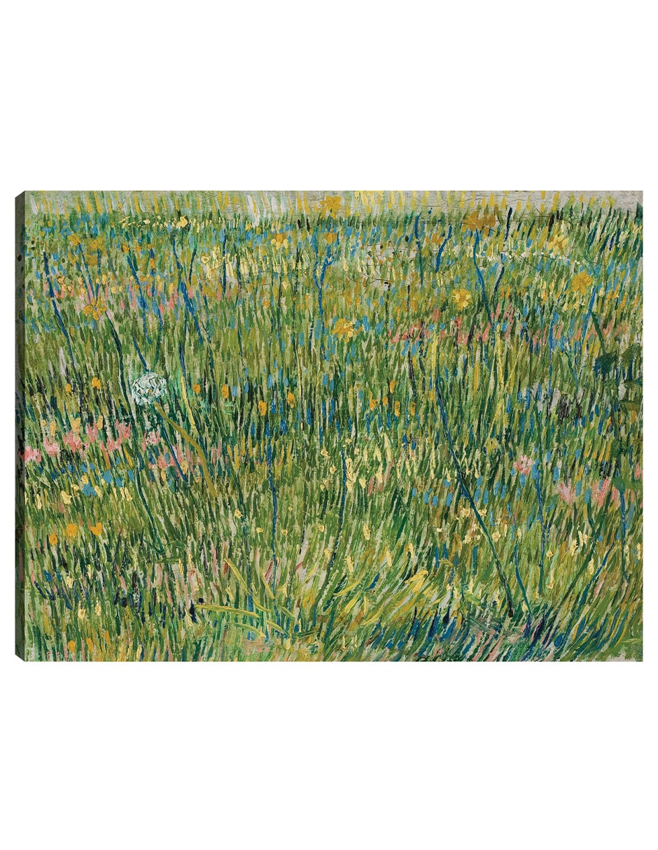 Cuadro decorativo Parche de hierba (1887) técnica mixta Campos