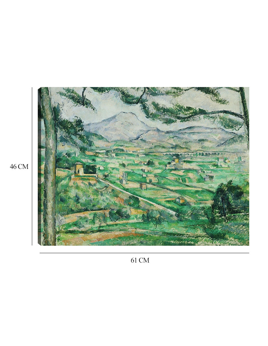 Cuadro decorativo Monte Santa Victoria 2 técnica mixta Campos 8