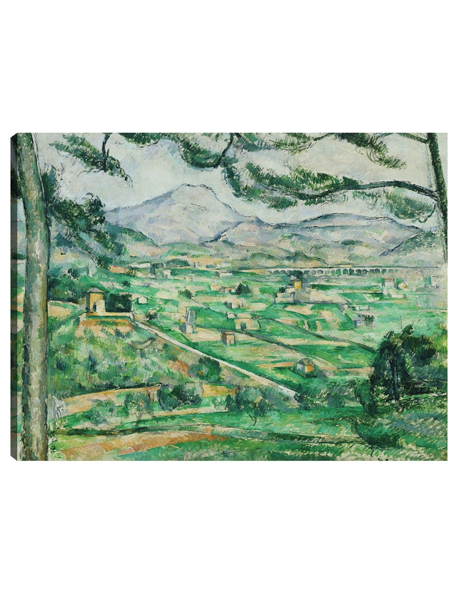 Cuadro decorativo Monte Santa Victoria 2 técnica mixta Campos