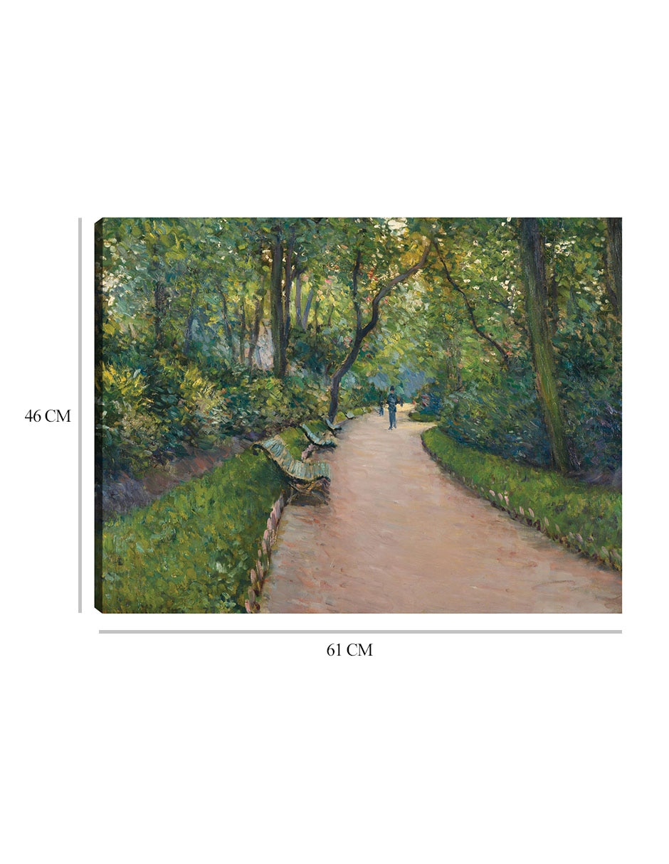 Cuadro decorativo El parque Monceau (1877) técnica mixta Caminos 2