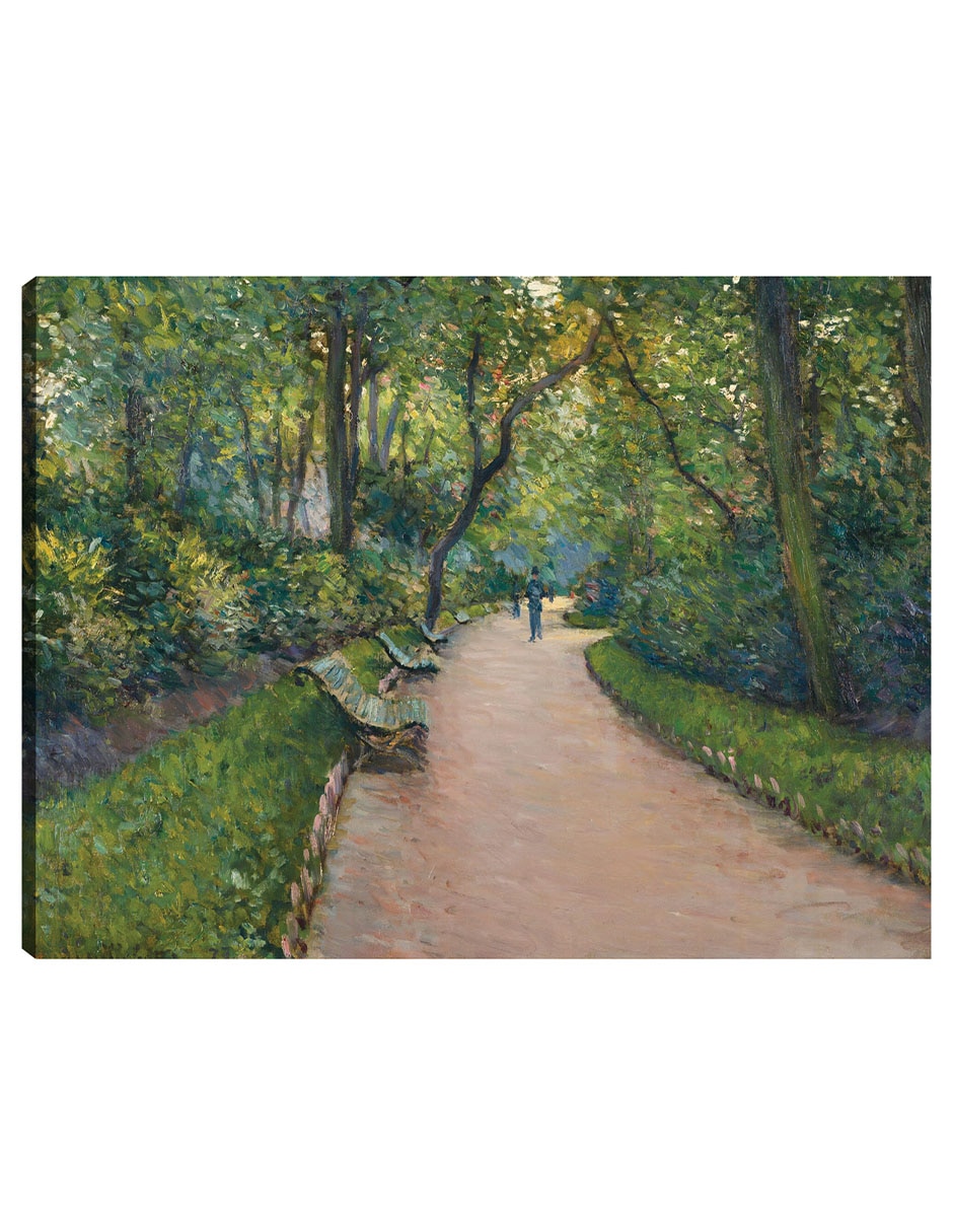 Cuadro decorativo El parque Monceau (1877) técnica mixta Caminos