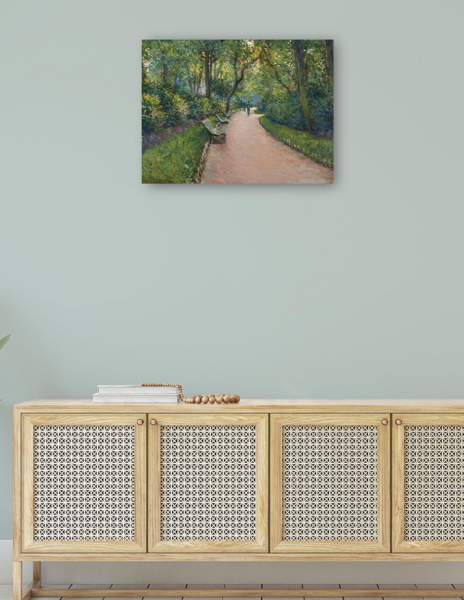 Cuadro decorativo El parque Monceau (1877) técnica mixta Caminos 4