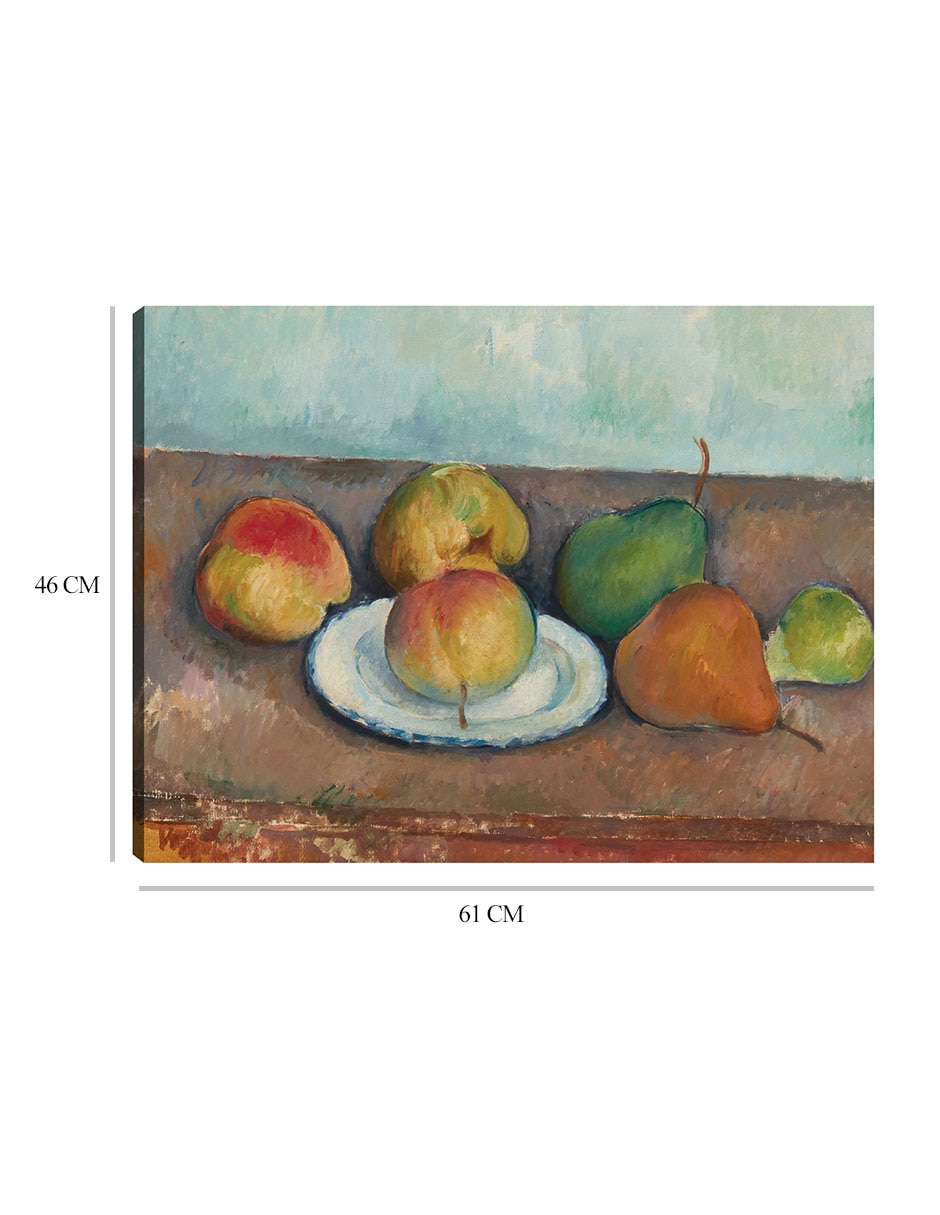 Cuadro decorativo Naturaleza muerta, manzanas y peras (hacia 1888-90) técnica mixta 2