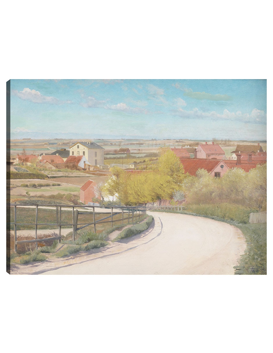 Cuadro decorativo Vista desde una carretera cerca de Næstved, Zelanda (1892 – 1896) técnica mixta Caminos Cuadro decorativo Vista desde una carretera cerca de Næstved, Zelanda (1892 – 1896) técnica mixta Caminos