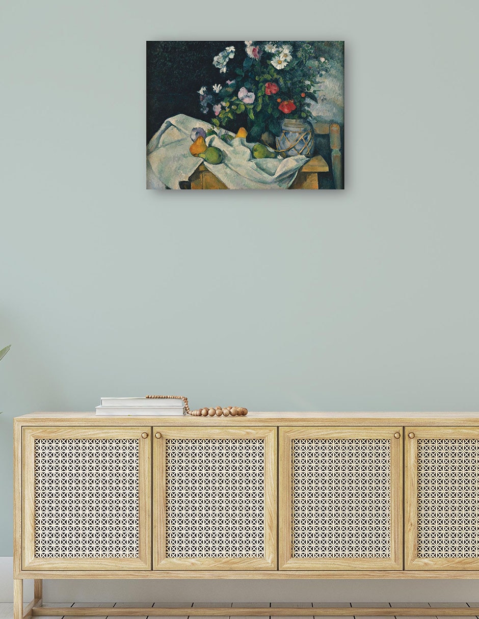 Cuadro decorativo Naturaleza muerta con flores y frutas (entre 1888 y 1890) técnica mixta 4