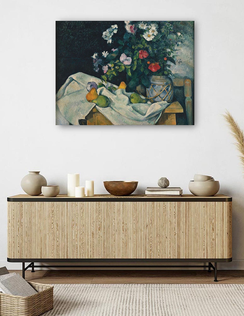 Cuadro decorativo Naturaleza muerta con flores y frutas (entre 1888 y 1890) técnica mixta 5