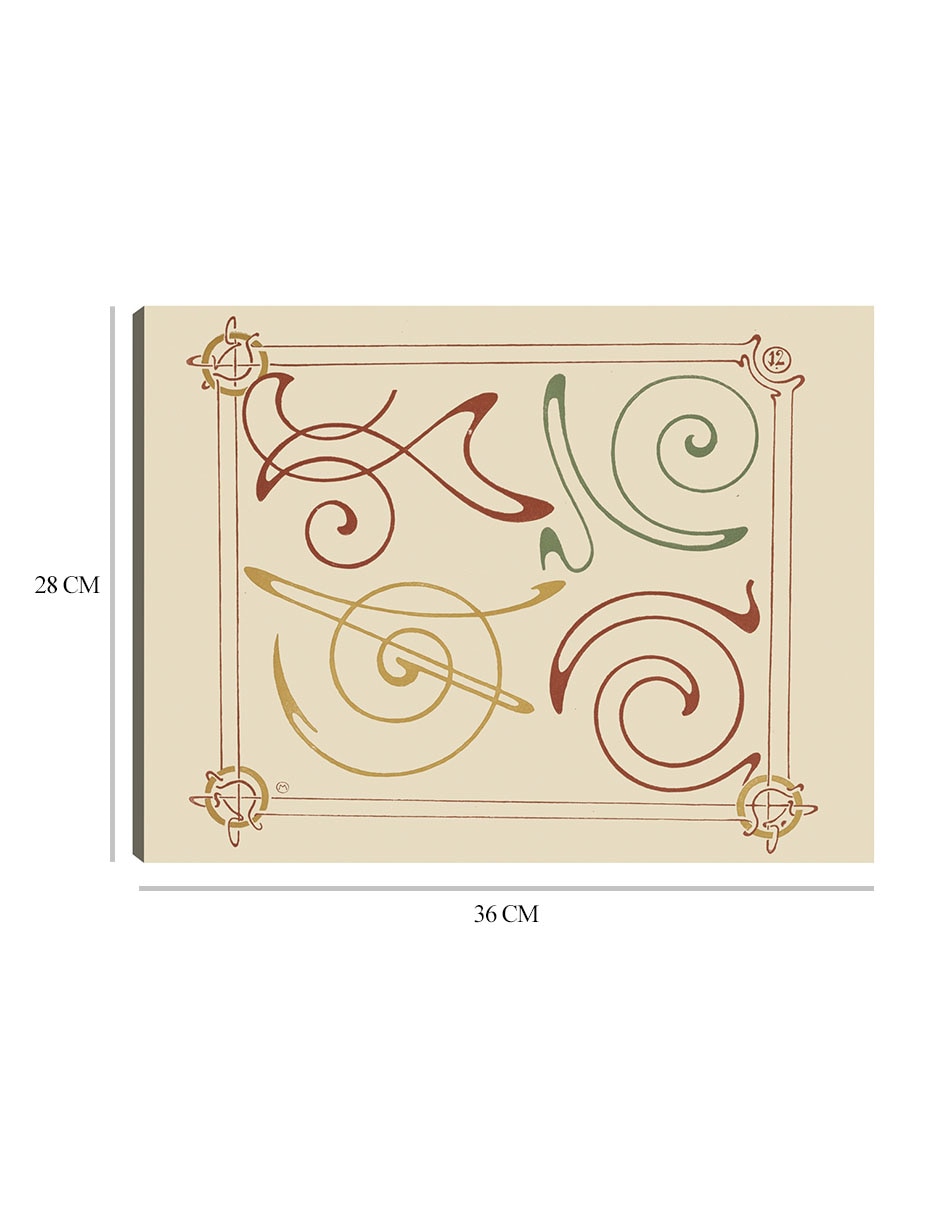 Cuadro decorativo técnica mixta Formas 2