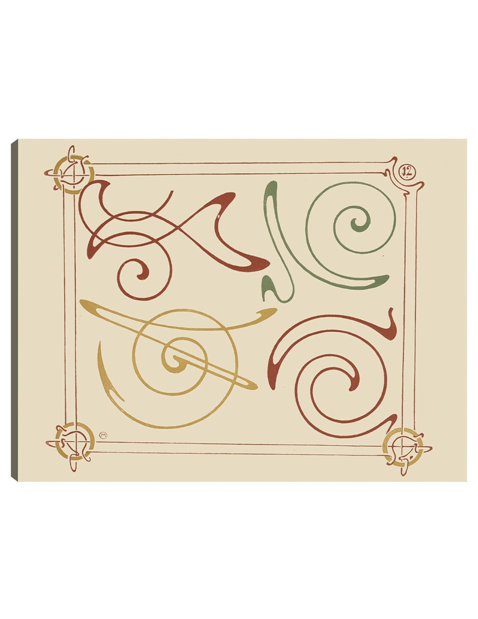Cuadro decorativo técnica mixta Formas