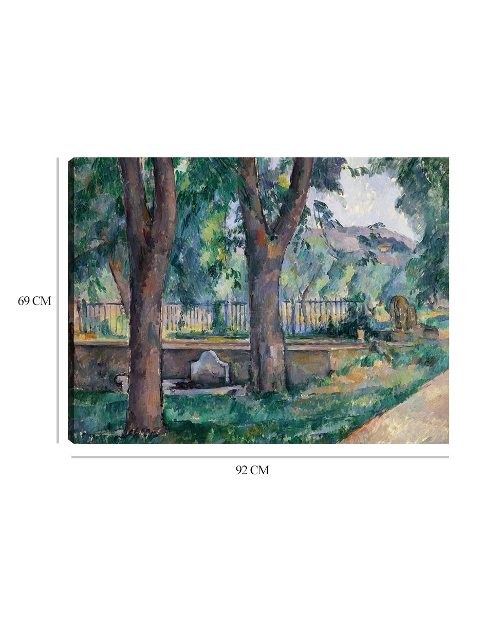 Cuadro decorativo La piscina de Jas de Bouffan (hacia 1885-1886) técnica mixta Caminos 8