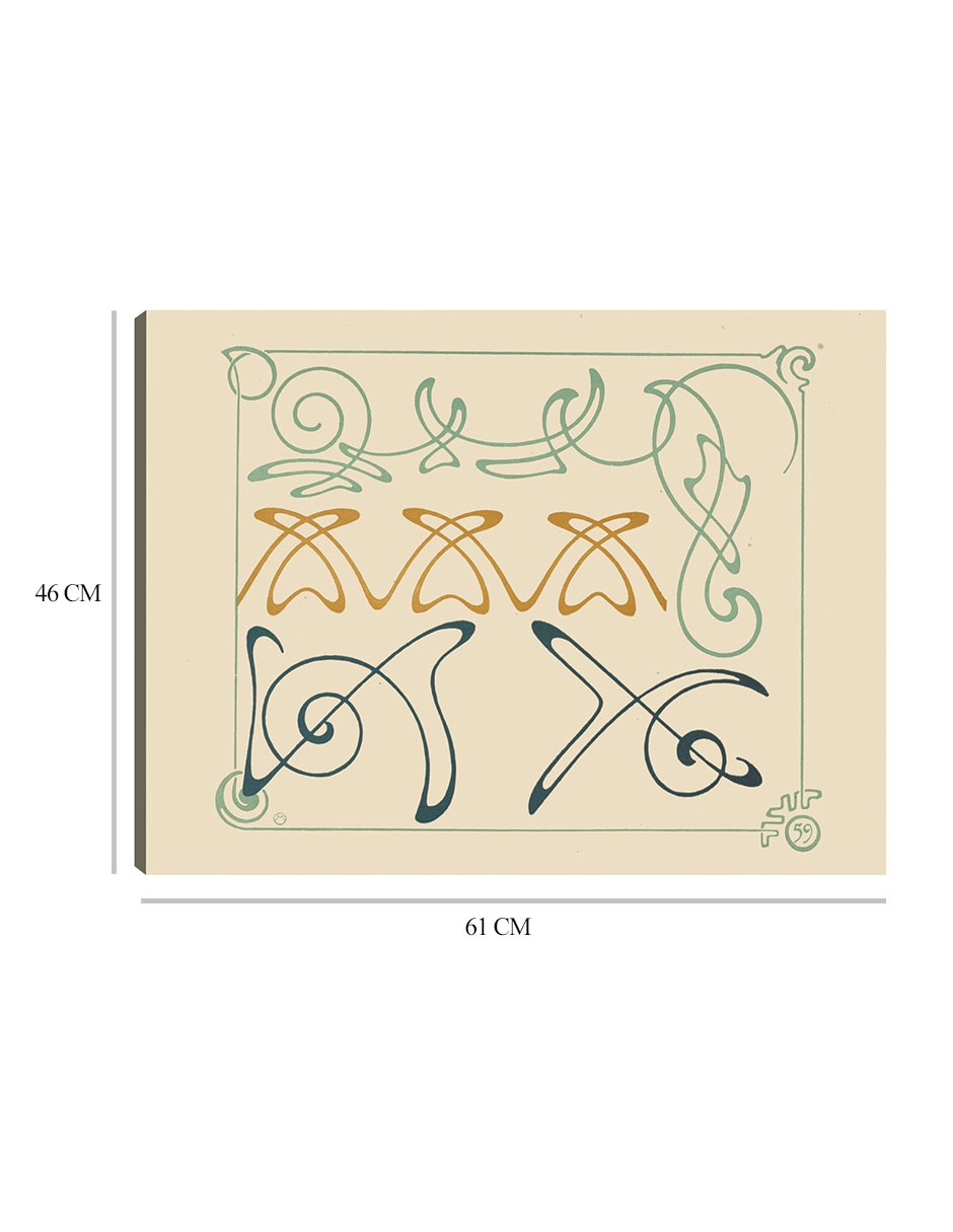 Cuadro decorativo técnica mixta Formas 2