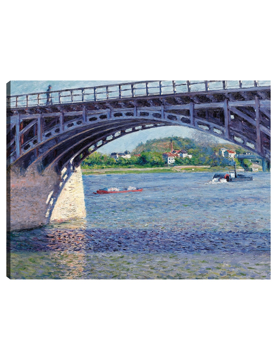 Cuadro decorativo El puente Argenteuil y el Sena (hacia 1883) técnica mixta Puentes Cuadro decorativo El puente Argenteuil y el Sena (hacia 1883) técnica mixta Puentes