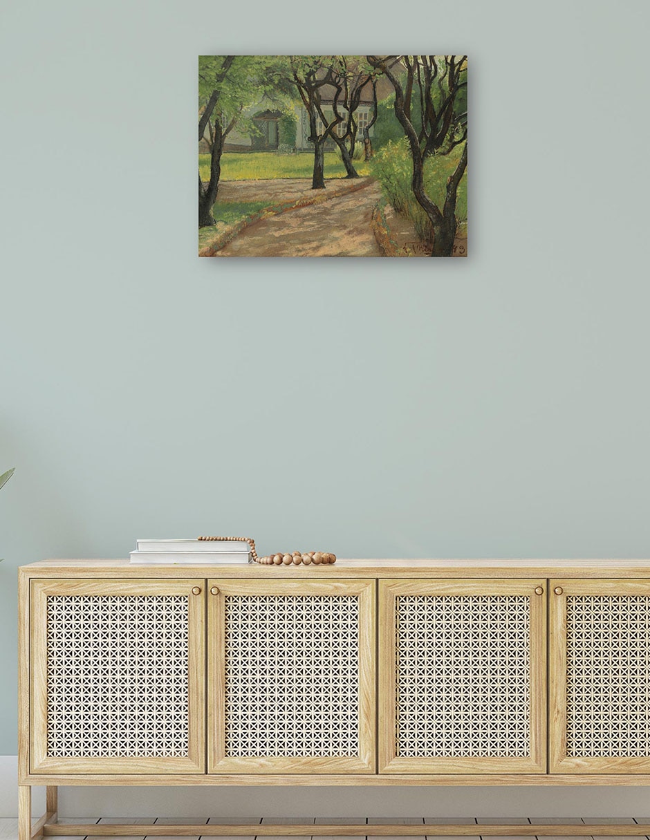 Cuadro decorativo Un camino sinuoso (1893) técnica mixta Caminos 4
