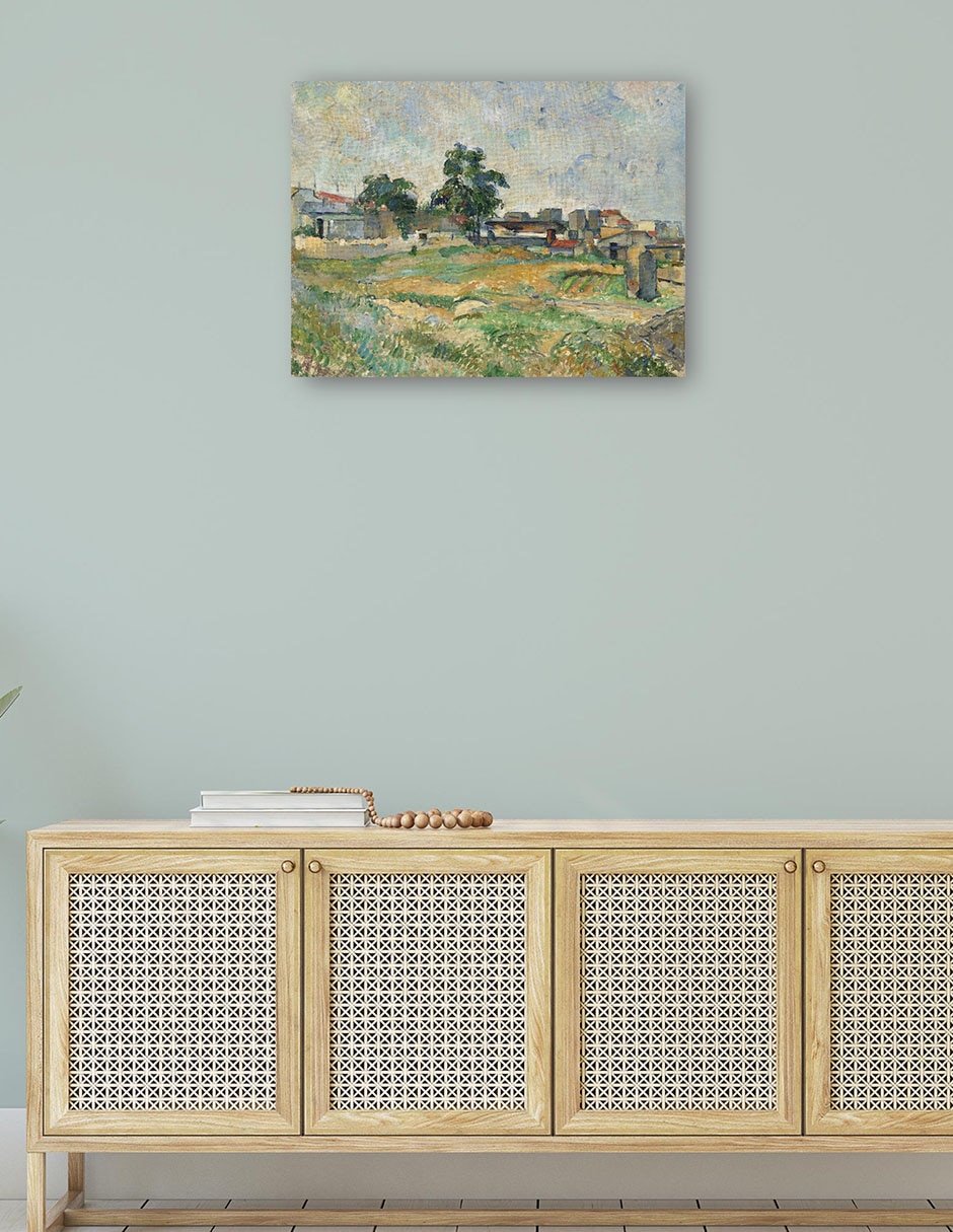 Cuadro decorativo Paisaje cerca de París (c. 1876) técnica mixta Campos 4