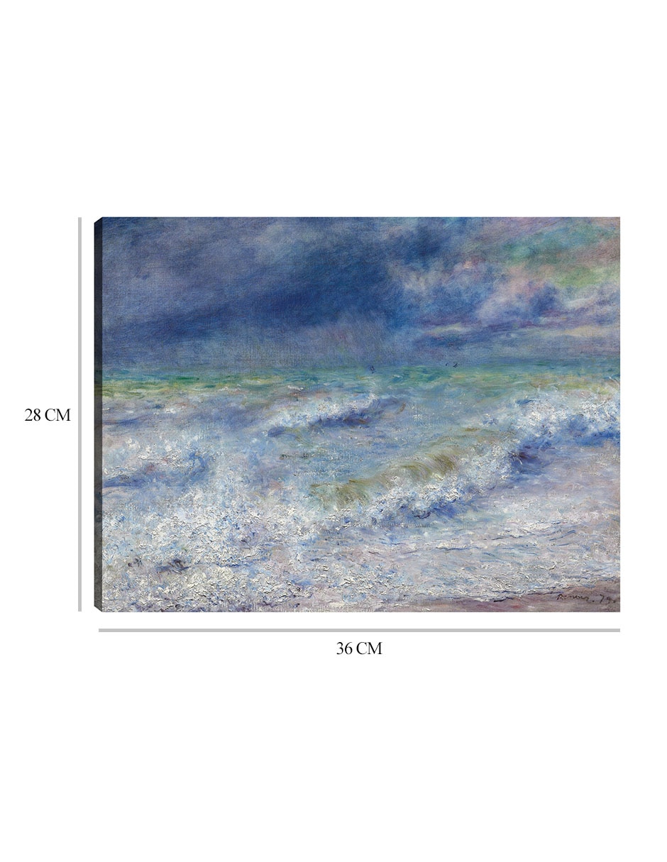 Cuadro decorativo Paisaje marino (1879) técnica mixta Inspiración 2