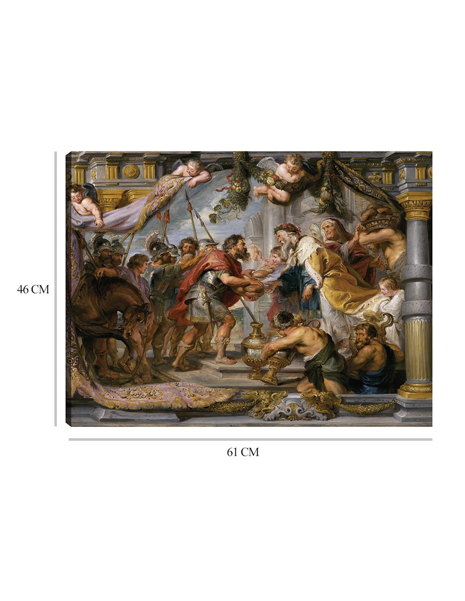Cuadro decorativo El encuentro de Abraham y Melquisedec (c. 1626) técnica mixta Religión y Espiritualidad 2