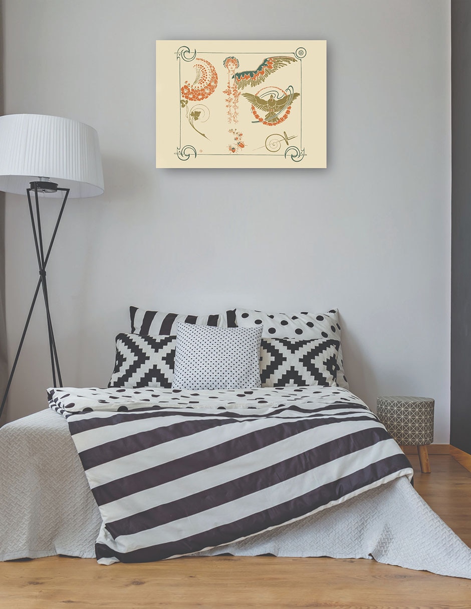 Cuadro decorativo técnica mixta Formas 3