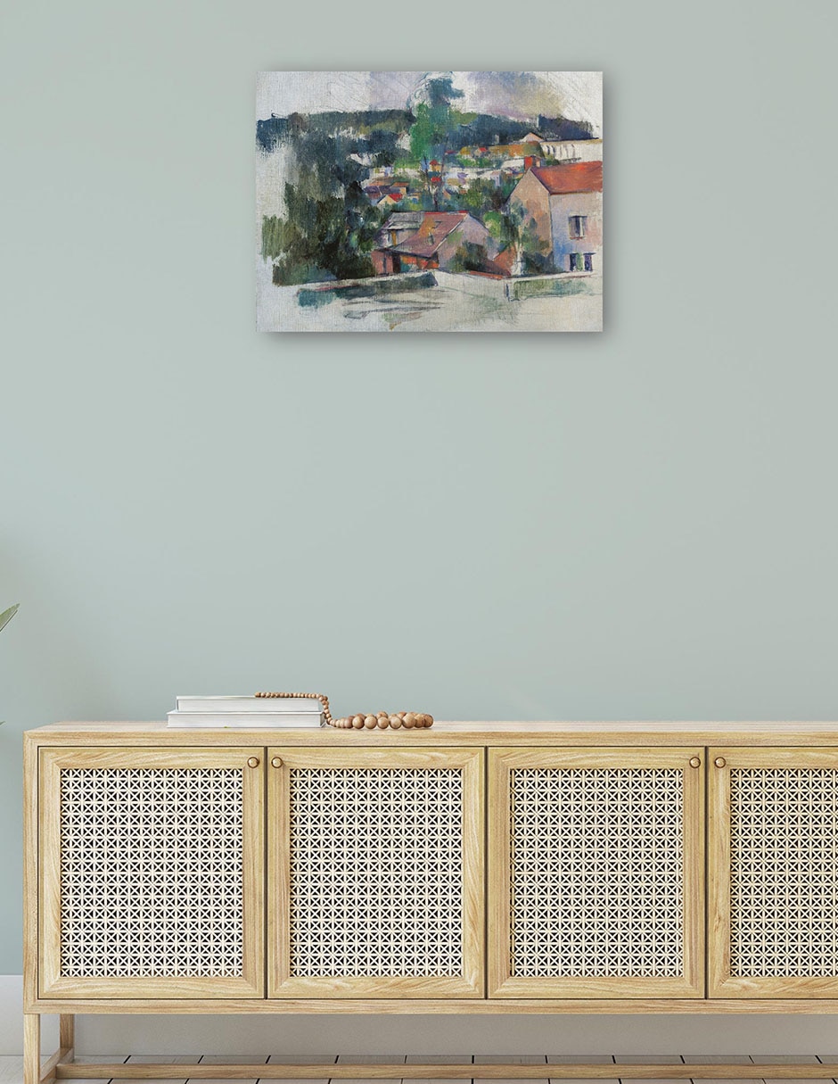 Cuadro decorativo Paisaje técnica mixta Campos 4