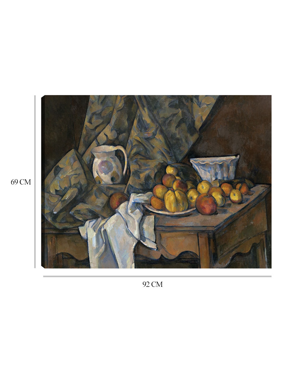 Cuadro decorativo Naturaleza muerta con manzanas y melocotones (c. 1905) técnica mixta 8